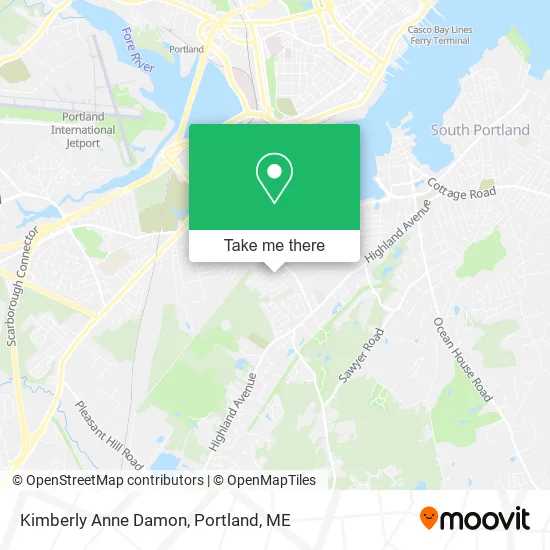 Kimberly Anne Damon map