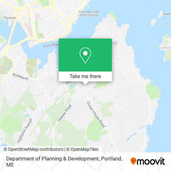 Department of Planning & Development map