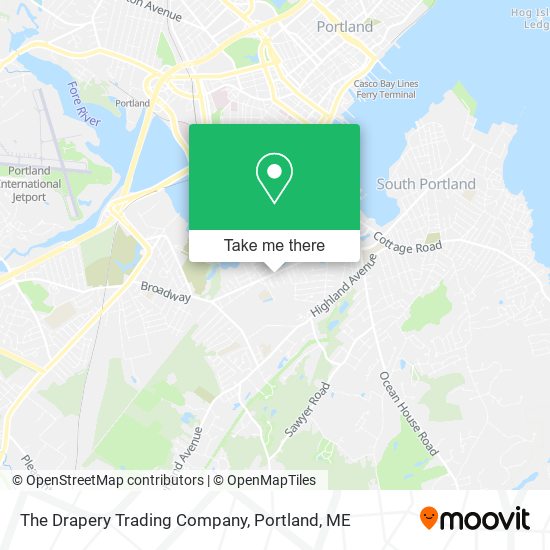 The Drapery Trading Company map