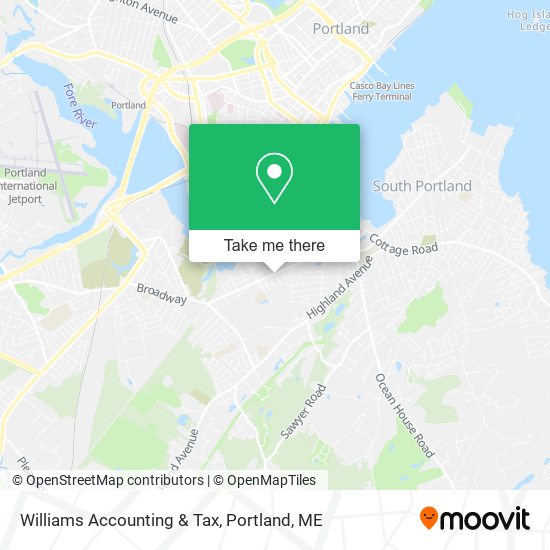 Williams Accounting & Tax map