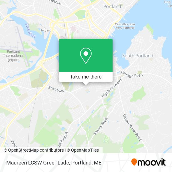 Maureen LCSW Greer Ladc map