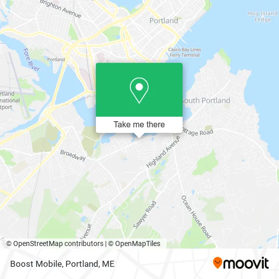Boost Mobile map