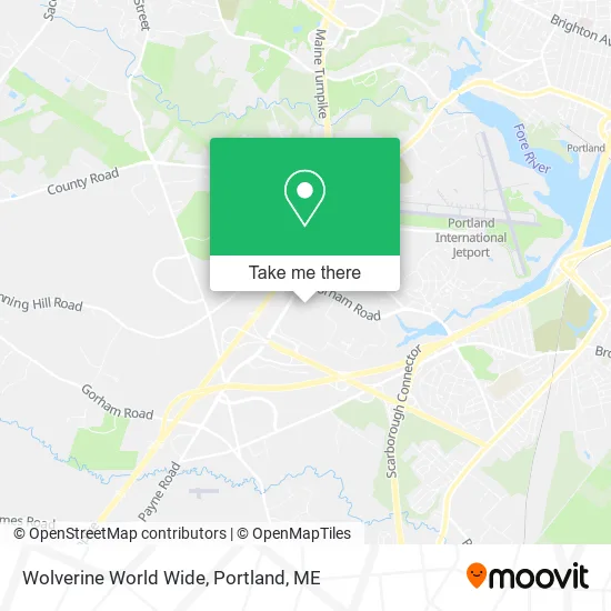 Wolverine World Wide map