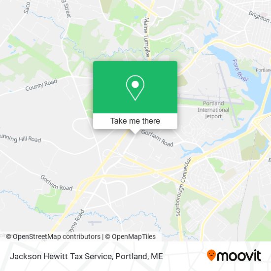 Jackson Hewitt Tax Service map