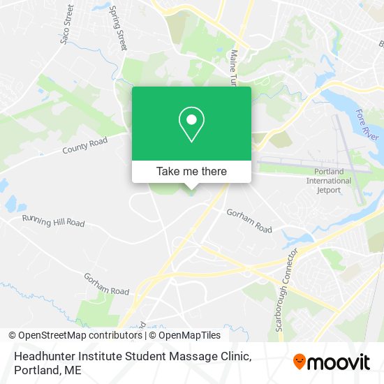 Mapa de Headhunter Institute Student Massage Clinic