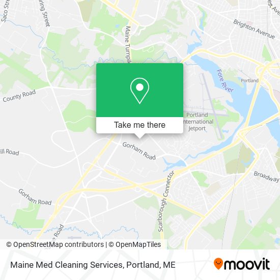Maine Med Cleaning Services map