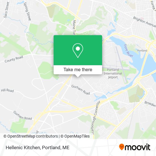 Mapa de Hellenic Kitchen