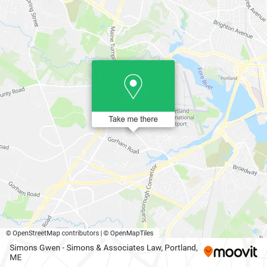 Simons Gwen - Simons & Associates Law map