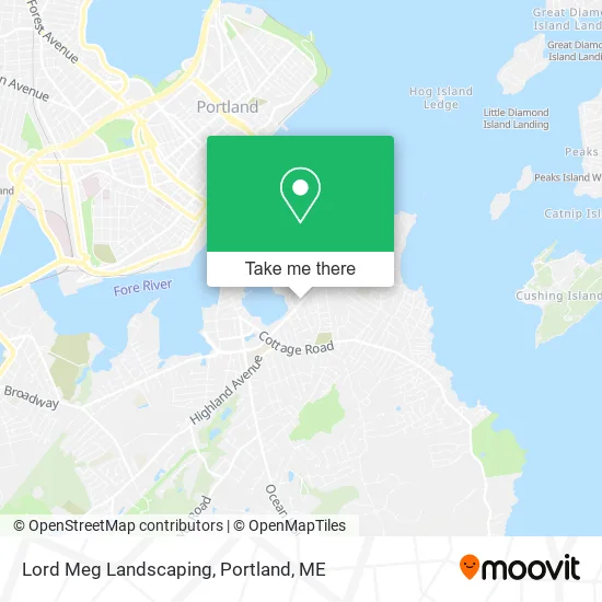 Lord Meg Landscaping map