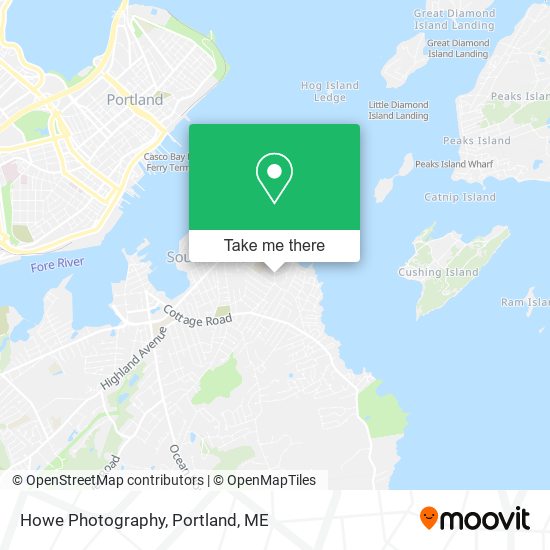 Howe Photography map