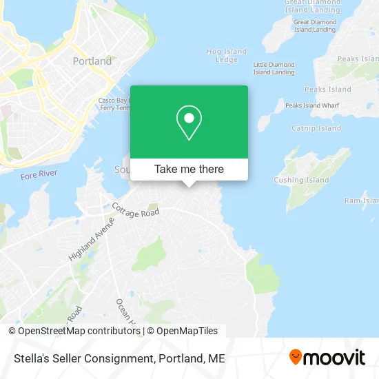 Stella's Seller Consignment map
