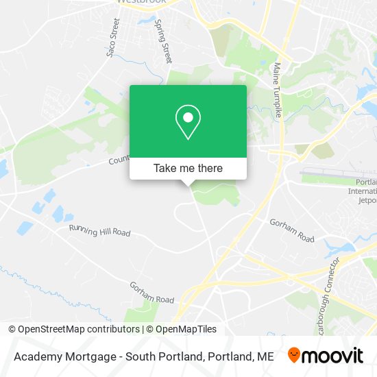 Academy Mortgage - South Portland map