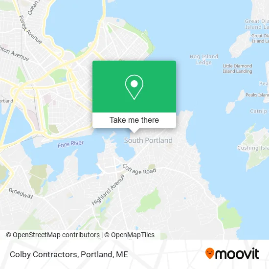 Colby Contractors map