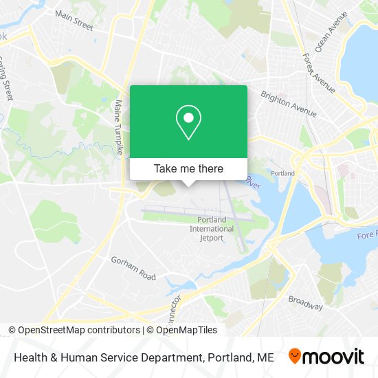 Health & Human Service Department map