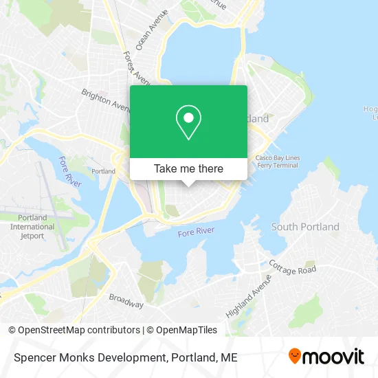 Mapa de Spencer Monks Development