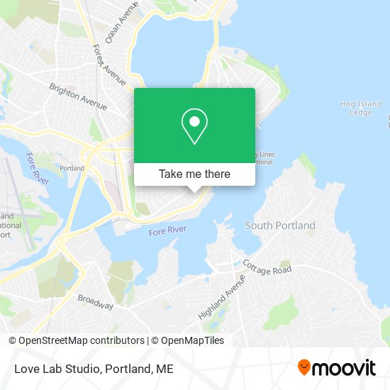 Love Lab Studio map