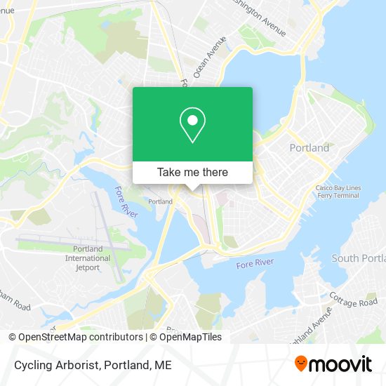 Cycling Arborist map
