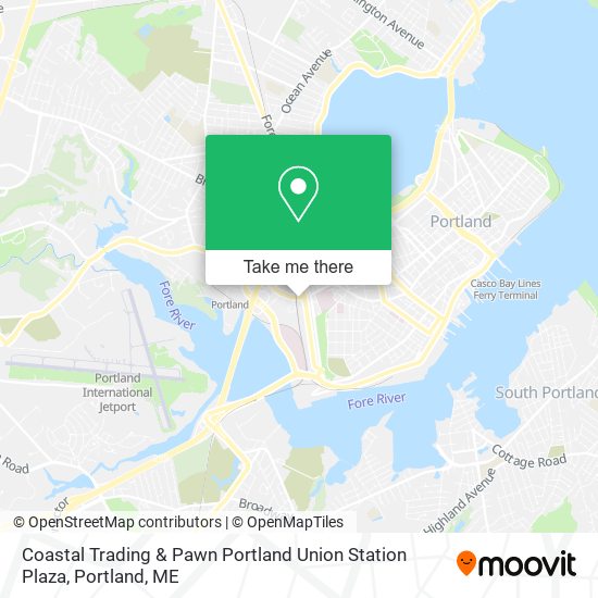 Coastal Trading & Pawn Portland Union Station Plaza map