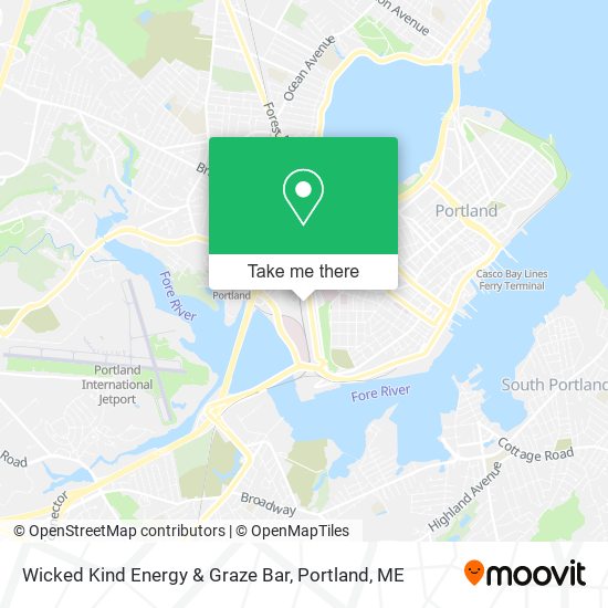 Wicked Kind Energy & Graze Bar map