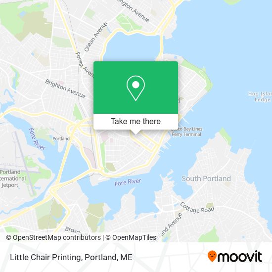Little Chair Printing map