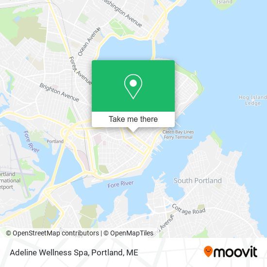 Adeline Wellness Spa map