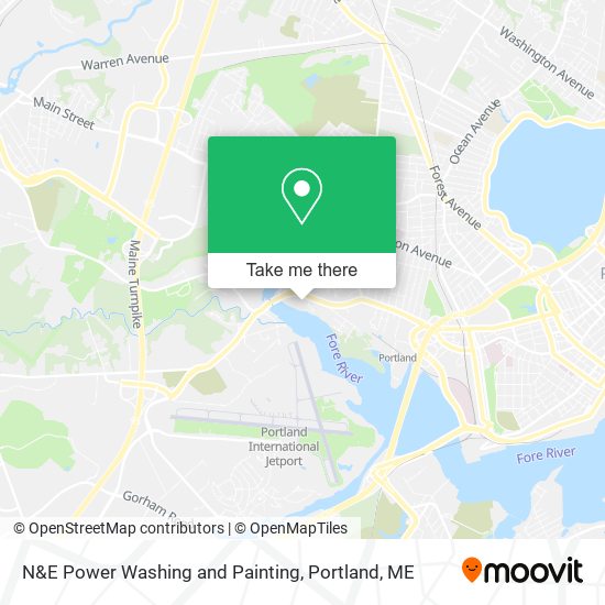 N&E Power Washing and Painting map