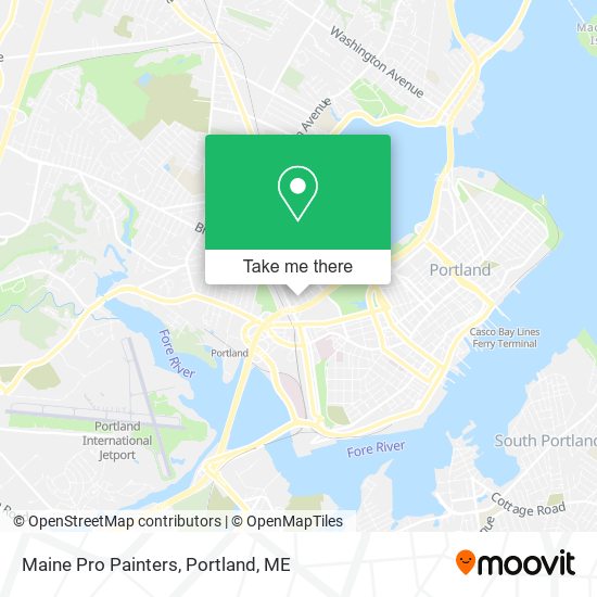 Maine Pro Painters map