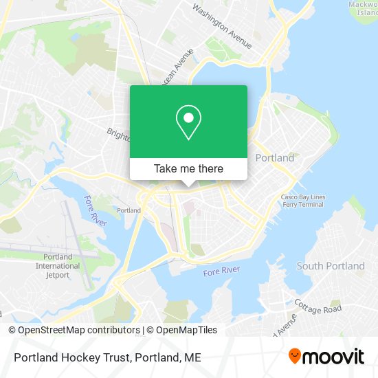 Portland Hockey Trust map