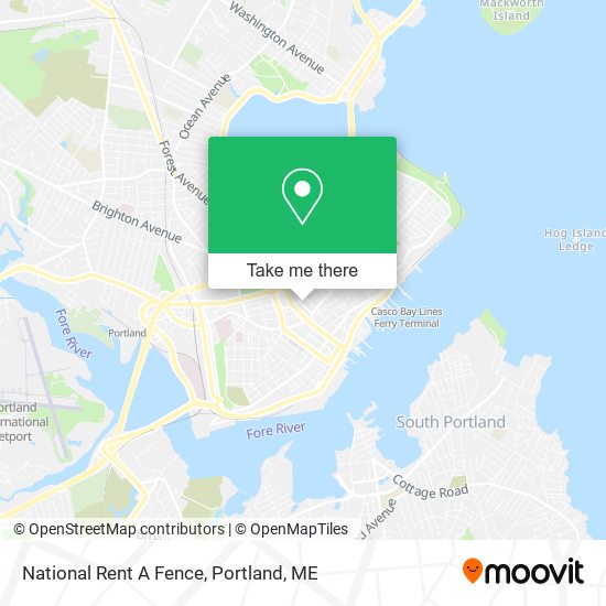 Mapa de National Rent A Fence