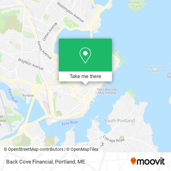 Back Cove Financial map