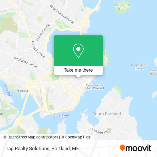 Tap Realty Solutions map
