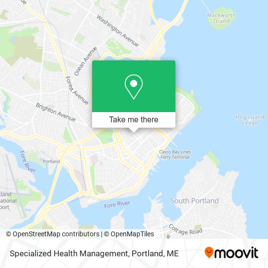 Specialized Health Management map