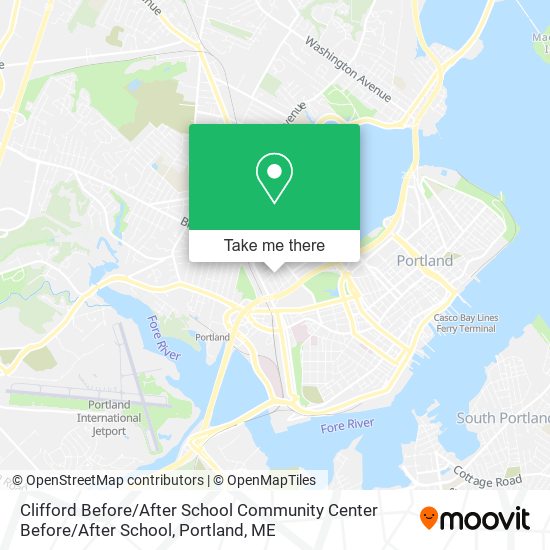 Mapa de Clifford Before / After School Community Center Before / After School