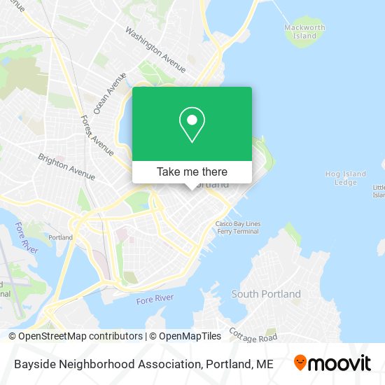 Bayside Neighborhood Association map