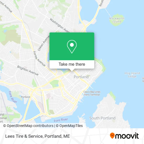 Lees Tire & Service map