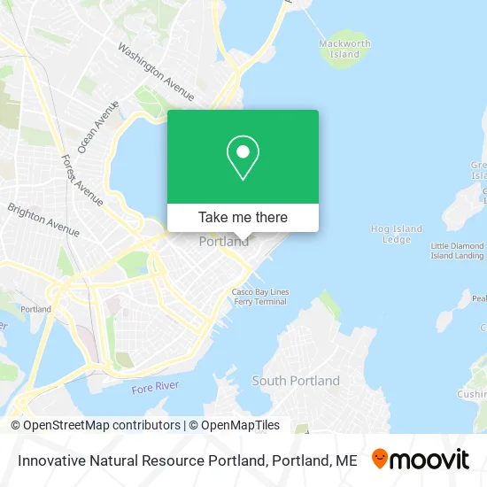 Innovative Natural Resource Portland map