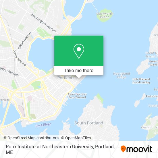 Roux Institute at Northeastern University map