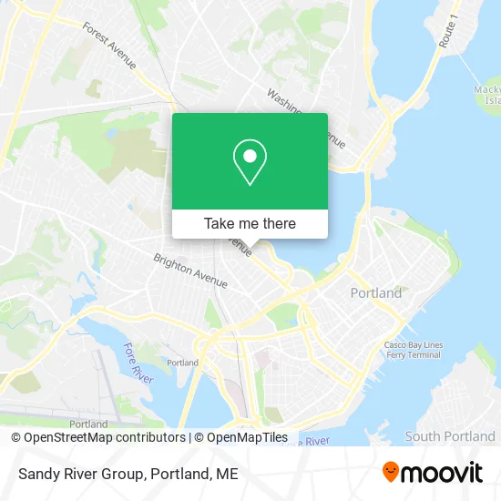 Sandy River Group map