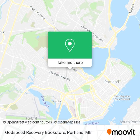 Godspeed Recovery Bookstore map