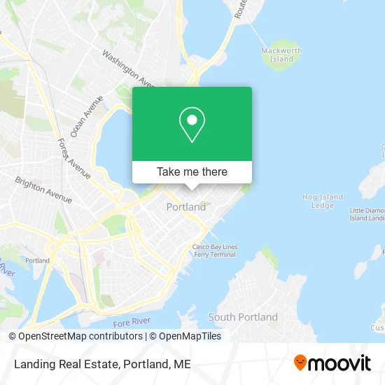 Landing Real Estate map