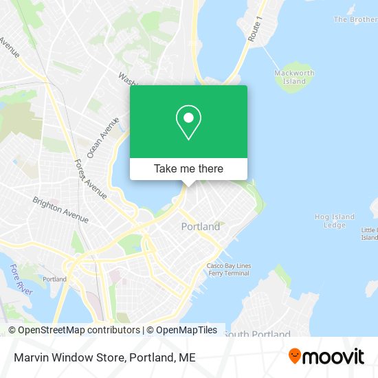 Marvin Window Store map