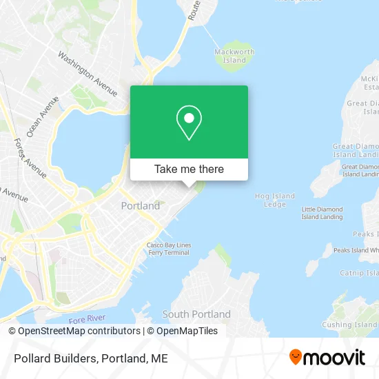 Pollard Builders map