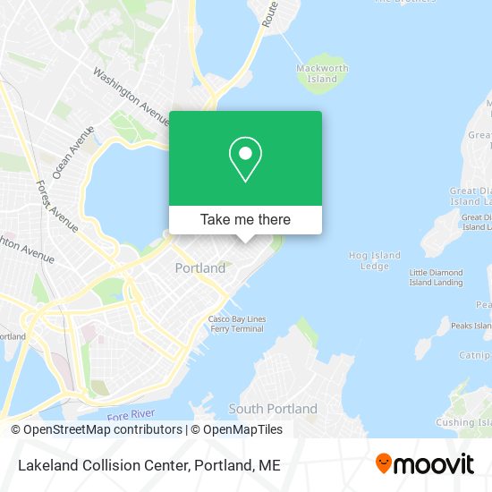 Mapa de Lakeland Collision Center