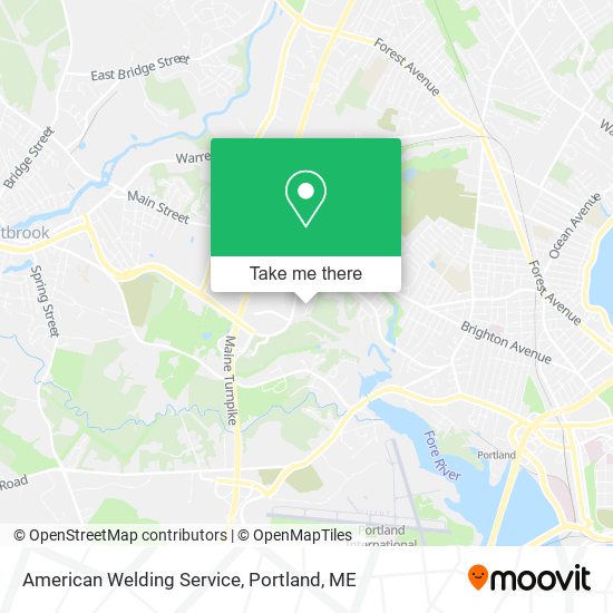 Mapa de American Welding Service