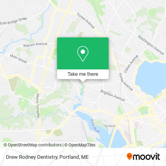 Drew Rodney Dentistry map