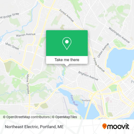 Northeast Electric map