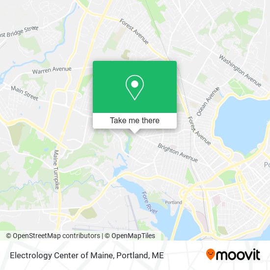 Electrology Center of Maine map
