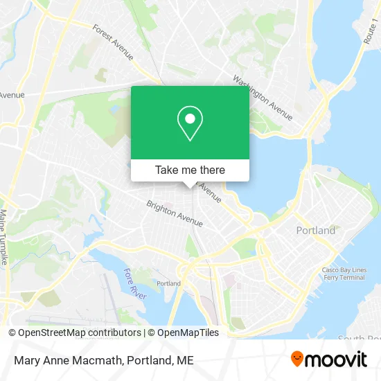 Mary Anne Macmath map