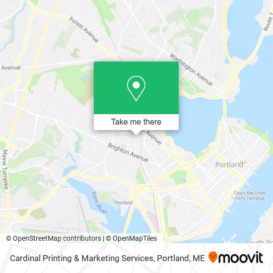 Cardinal Printing & Marketing Services map