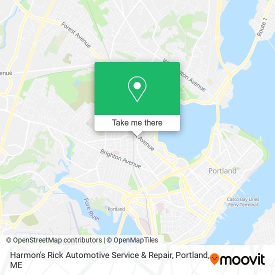 Harmon's Rick Automotive Service & Repair map
